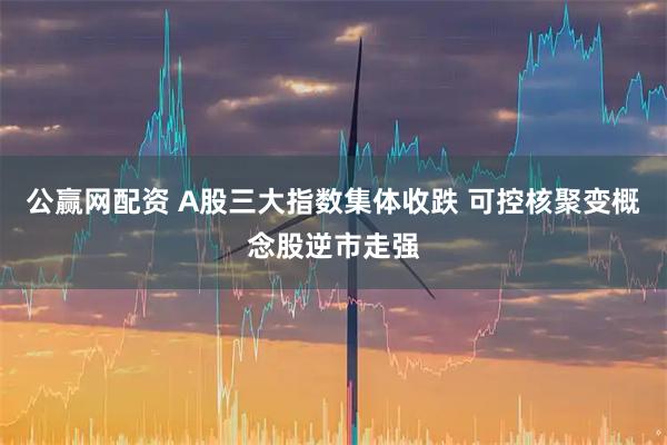 公赢网配资 A股三大指数集体收跌 可控核聚变概念股逆市走强