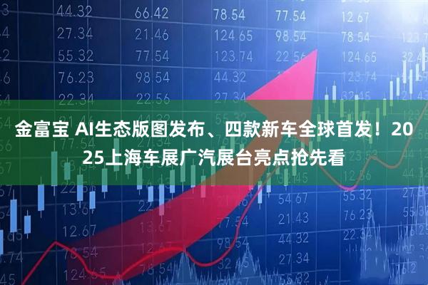 金富宝 AI生态版图发布、四款新车全球首发！2025上海车展广汽展台亮点抢先看