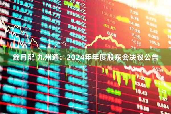 鑫月配 九州通：2024年年度股东会决议公告