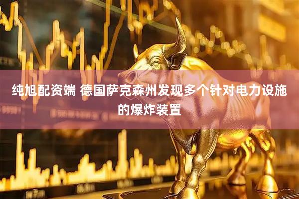 纯旭配资端 德国萨克森州发现多个针对电力设施的爆炸装置